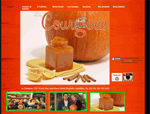 Tablet Screenshot of lacourgerie.com